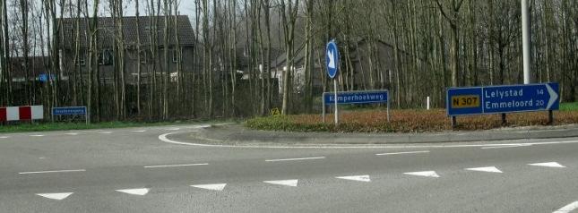 5 Handwijzer (klein) Nieuw paneel Zaandammerdijk / Polderweg 6 Handwijzer Geen Georgiëweg / Kogerweg Niet nodig 7