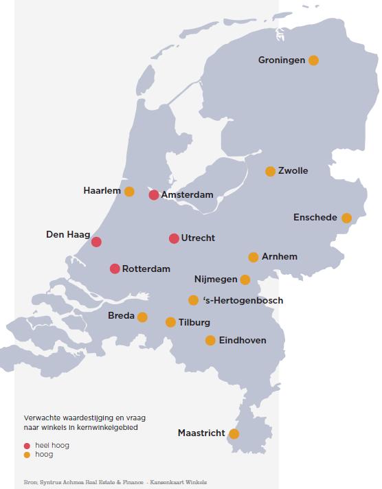 Onze investeringsvisie in kaart Perspectieven beste straten zijn relatief gunstig 1.