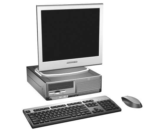 1 Productvoorzieningen Voorzieningen van de standaardconfiguratie De voorzieningen op HP Compaq Small Form Factor desktopcomputers kunnen per model verschillen.