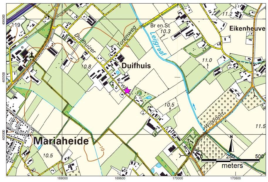 ArGeoBoor Archeologisch vooronderzoek & advies V E R K E N N E N D B O O R O N D E R Z O E K Duifhuizerweg 10 te Uden(gemeente Uden) Een verkennend booronderzoek voor de nieuwbouw van een woning.