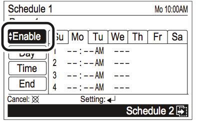 Omschakelknop scherm (Links) Omschakelknop scherm (Rechts) Eenmaal vastgelegd met een druk op de [Enterknop] wordt het omgekeerde scherm vrijgegeven.