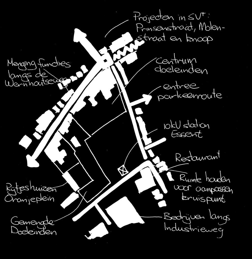 houden met geluid en hinder van bedrijven en verkeer. Gegevens analyse locatie Structuur: Ligging aan Wildertsedijk, nabij winkelconcentratie gebied.