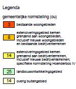 In de Wgv is een bandbreedte opgenomen waarbinnen de gemeentelijke geurnormen en afstanden dienen te vallen.