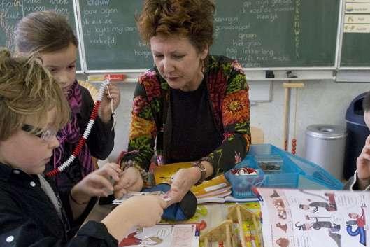 De differentiatie in het bijwerkboek werkt goed in de