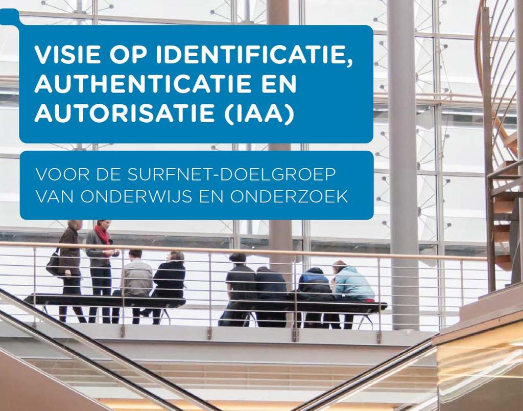 Visie op IAA Identificatie, Authenticatie en Autorisatie Visie als middel Handvat om gesprek