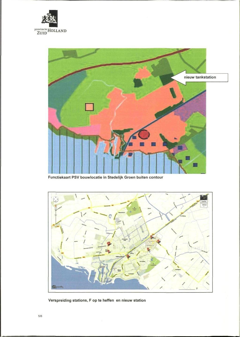 P'^^^^j^^ HOLLAND Functiekaart PSV bouwlocatie in Stedelijk Groen