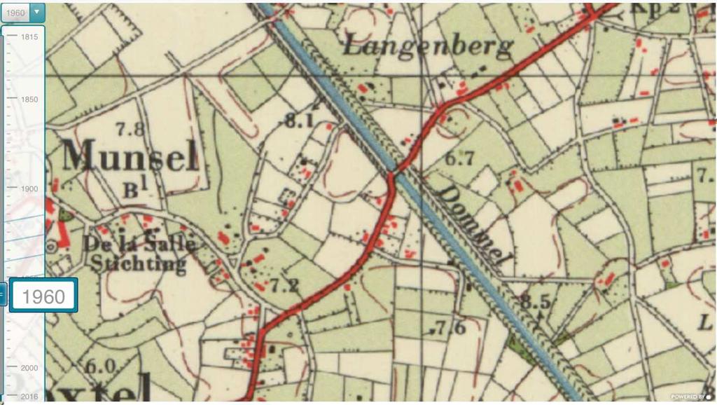 Vanaf de Schijndelseweg was er ook een verbinding (Voetakkerspad) met de Koppenhoefstraat.