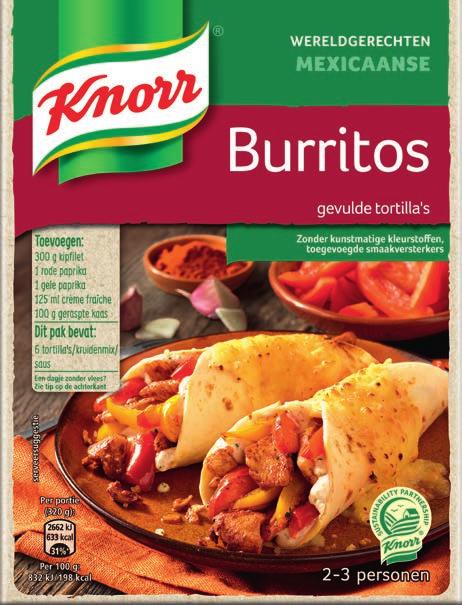 Alle Knorr wereldgerechten 2 pakken à 139-500 gram alle