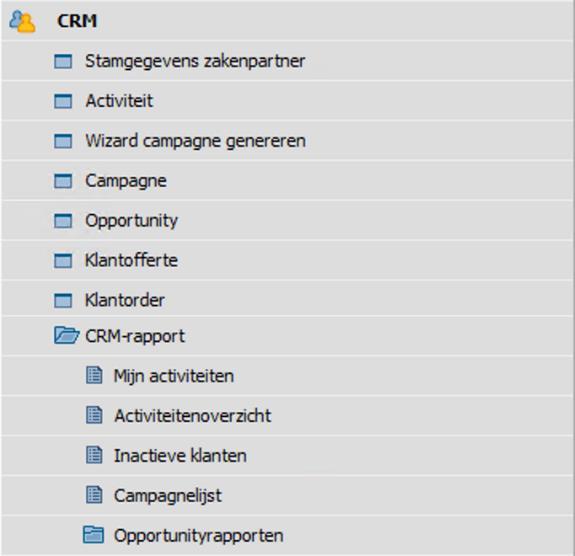 6. CRM centraal in SAP Business One 9.3 Vanaf SAP Business One 9.3 is tussen de modules Financiële boekhouding en Opportunity s de CRM module toegevoegd.