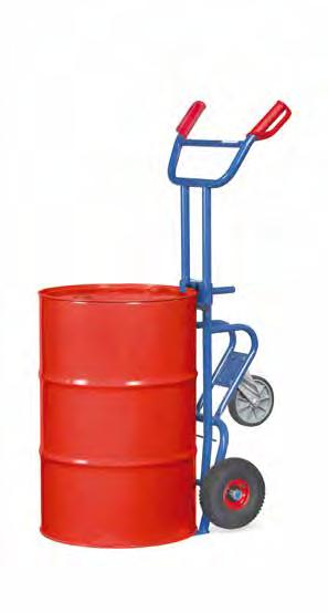VATENTRANSPORT Vatenroller, vatensteekwagens en vatenkantelaars Voor het transporteren en opslaan van vaten van 60 tot 220 liter inhoudt