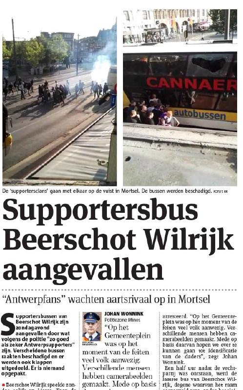 In september reed een bus van Beerschot van Lier naar Antwerpen.