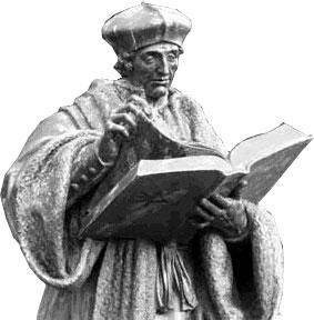 Erasmus was een schrijver. Hij schreef veel belangrijke boeken. In zijn boeken had Erasmus kritiek op de wereld waarin hij leefde. Hij vond de wereld maar dwaas. Hij vond veel mensen dwaas.
