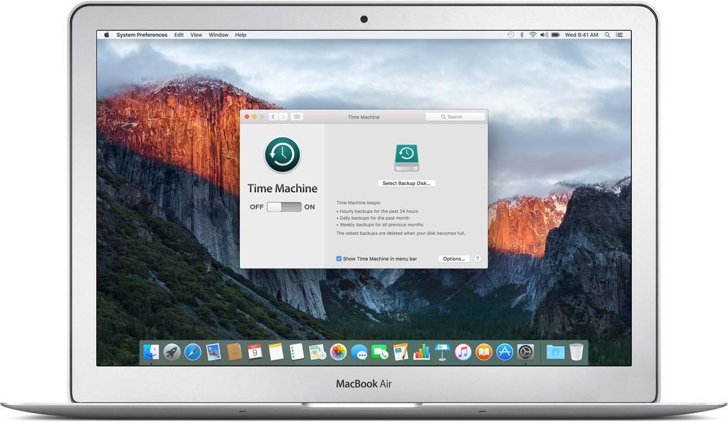 Time Machine configureren. Zorg ervoor dat uw MacBook Air deel uitmaakt van hetzelfde Wi-Finetwerk als uw AirPort Time Capsule, of sluit uw opslagapparaat aan op uw MacBook Air.
