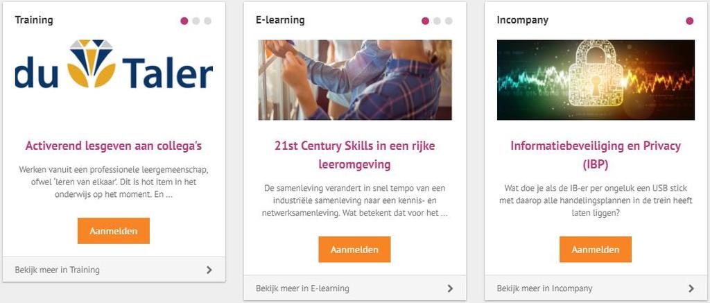 Wat kun je met de Academie? De Academie biedt de mogelijkheid tot het centraliseren en presenteren van het nascholingsaanbod in lijn met de strategische doelen van het bestuur en de school.