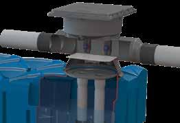FLATLINE VARITANK 1.650 Regenwatertank van kunststof met ingebouwd regenwaterfilter Advanced Filtertechnology De Flatline regenwatertanks zijn gemaakt van PE, vervaardigd uit één stuk.