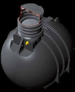 DRINKWATERTANK Kunststof tanks voor de ondergrondse opslag van drinkwater Tank gefabriceerd van uit milieuvriendelijke PE materiaal dat geschikt is voor drinkwater, volgens KTW en DVGW certifica.