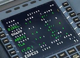 Maar de Airbus is een intelligent vliegtuig en je krijgt heus wel waarschuwingen (meestal in het bovenste ECAM-scherm) als er iets fout zit. pijltjes rechts bovenin.