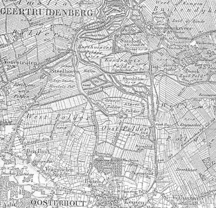 3764 in 1840 was dit poldertje geheel in handen van de eigen geërfden.