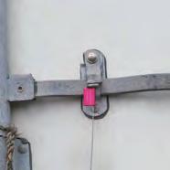 Bij de AluLock staat de wikkeling van de kabel onder spanning, na knippen staan de draden alle kanten