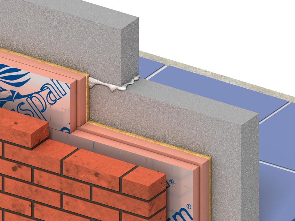 voorzien van een samengesteld, micro geperforeerd (dampopen, reflecterend) aluminium folie en aan één zijde 20 mm minerale wol.