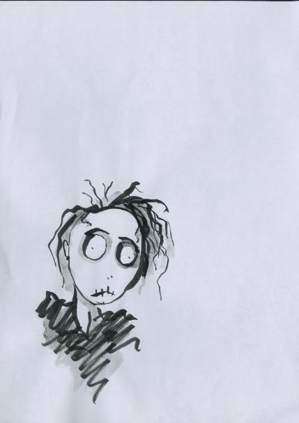 2018 Tim Burton Wat valt er op aan deze tekening?