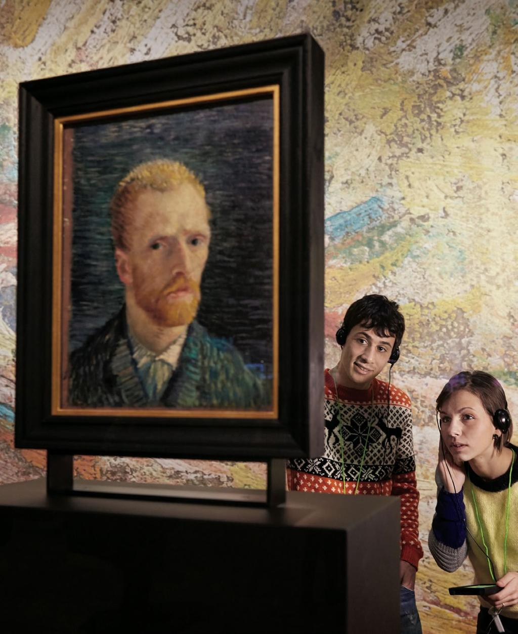 Bezoekers in het Van Gogh