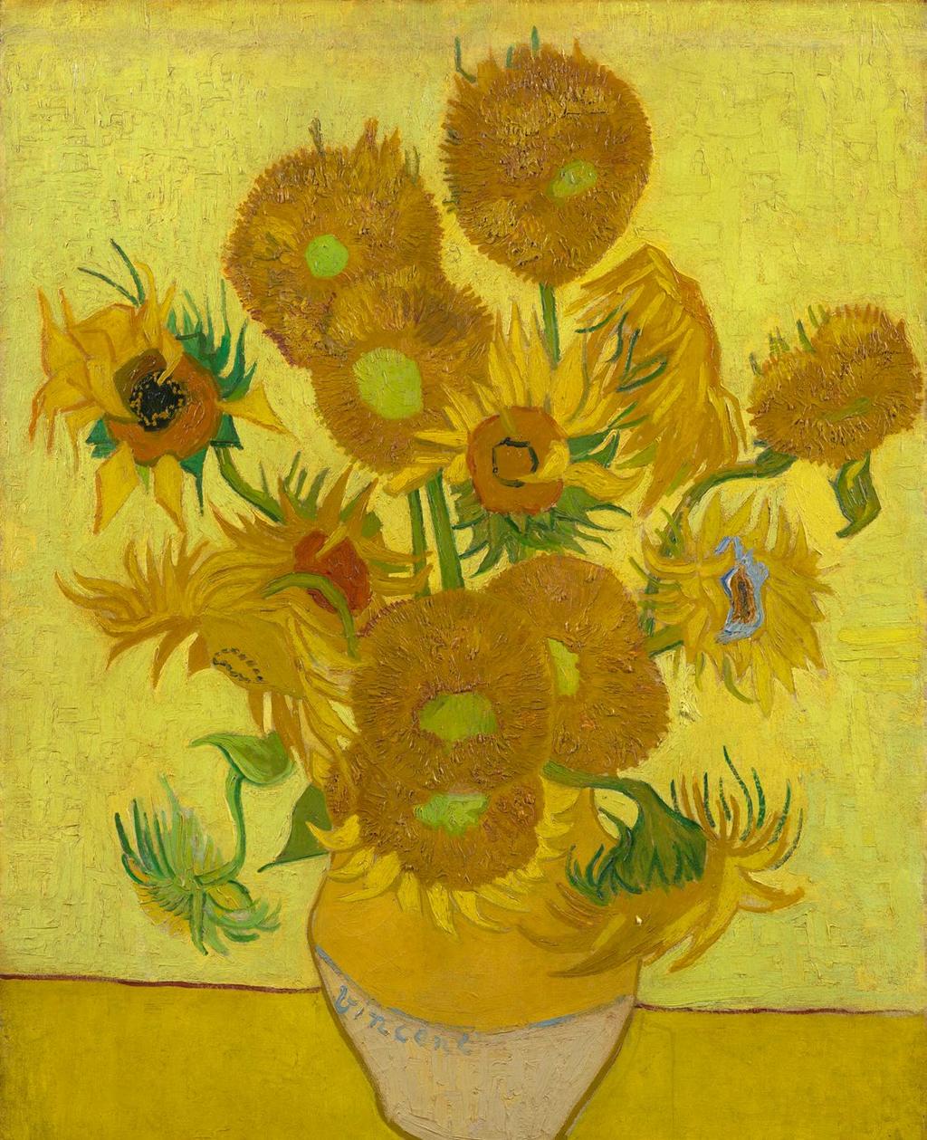 Vincent van Gogh. Zonnebloemen, 1889.