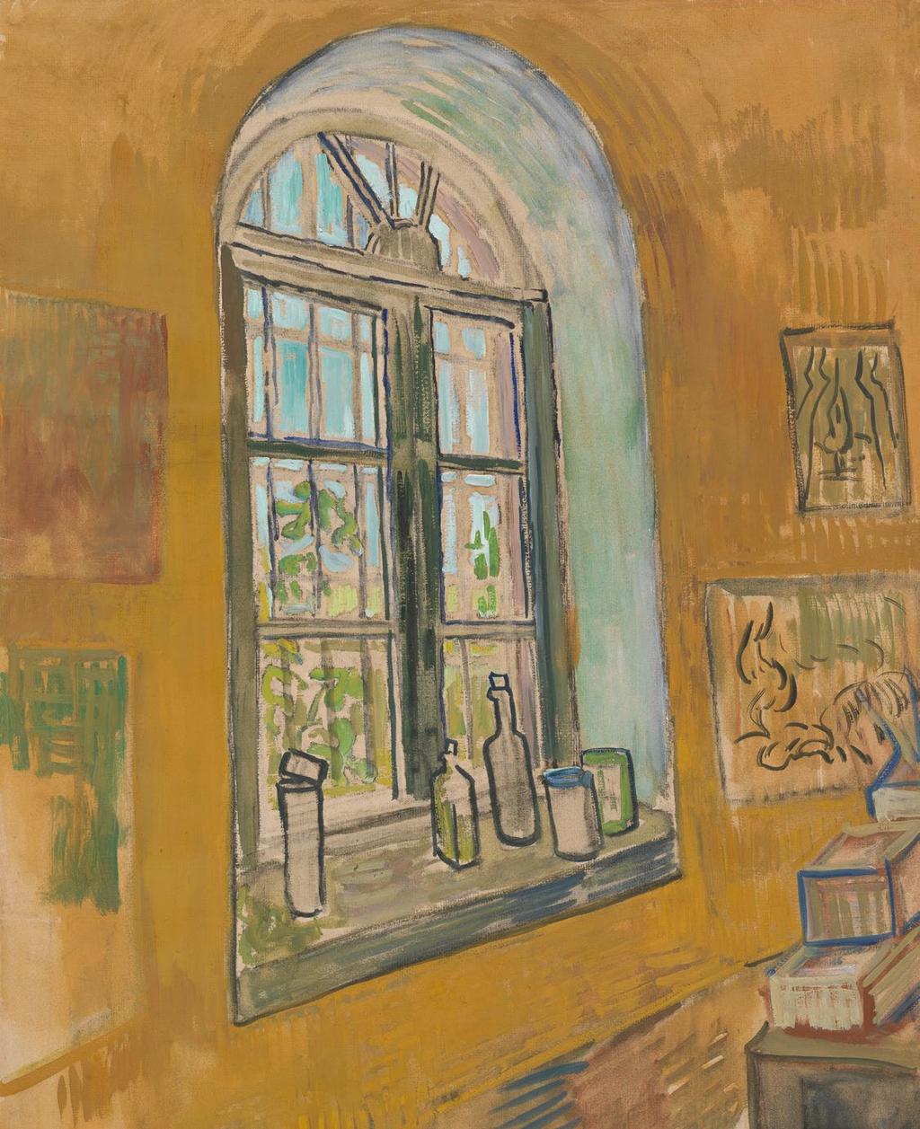 Vincent van Gogh. Raam in het atelier, 1889.