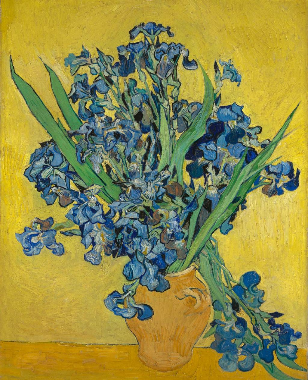 Vincent van Gogh. Irissen, 1890.