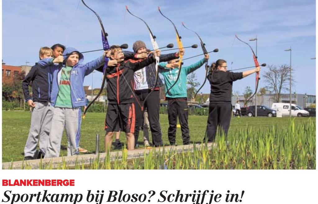 Ook dit jaar zorgde Bloso in elf Vlaamse centra voor kampen tijdens de school- vakanties, waaraan er ongeveer 10.000 kinderen voor inschreven. Het zwaartepunt ligt wel in de zomer.