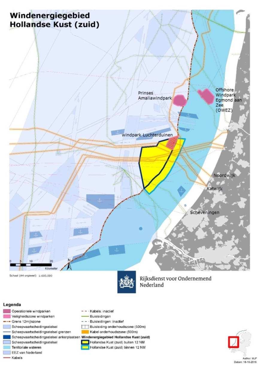 Figuur 4 Overzicht van andere operationele windparken in de omgeving 6.