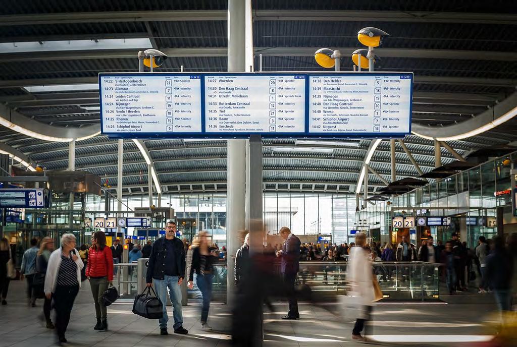 Profiel van NS Mensen willen moeiteloos kunnen reizen: snel, veilig, makkelijk en op elk moment. NS wil dit mogelijk maken. Daarbij kijken we verder dan de trein alleen.