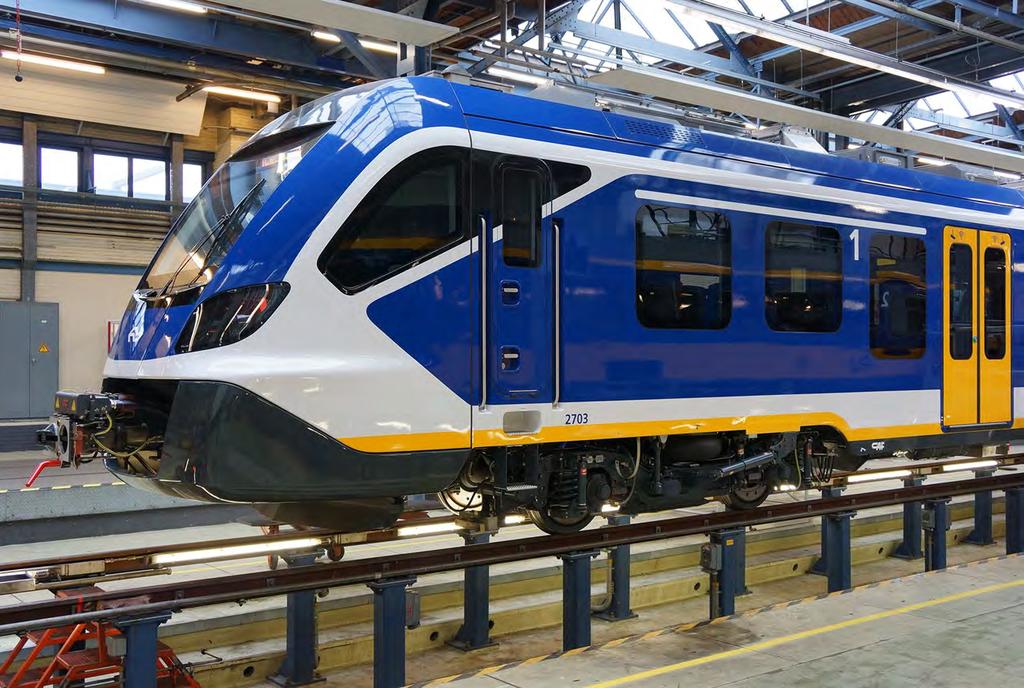 Nieuw en gemoderniseerd materieel NS verzorgt elke werkdag ruim 1,2 miljoen treinreizen met ruim 5.000 Sprinter- en Intercitydiensten.