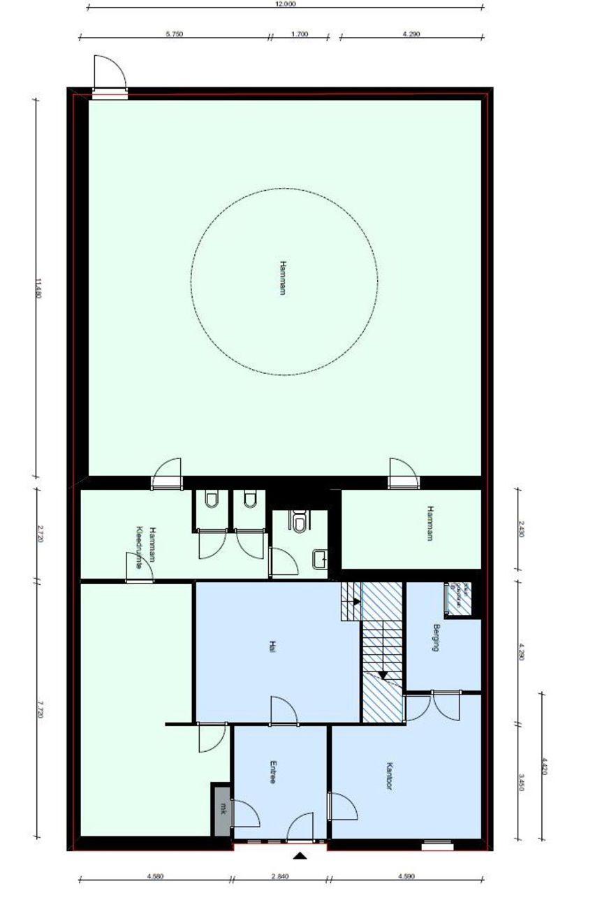 Plattegrond Begane grond