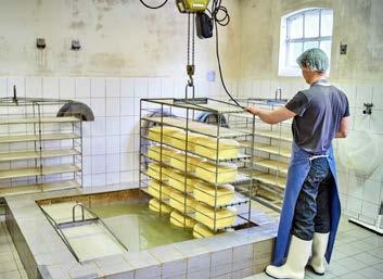 In de jaren 80 schakelde het bedrijf over naar biologische productie van kaas,