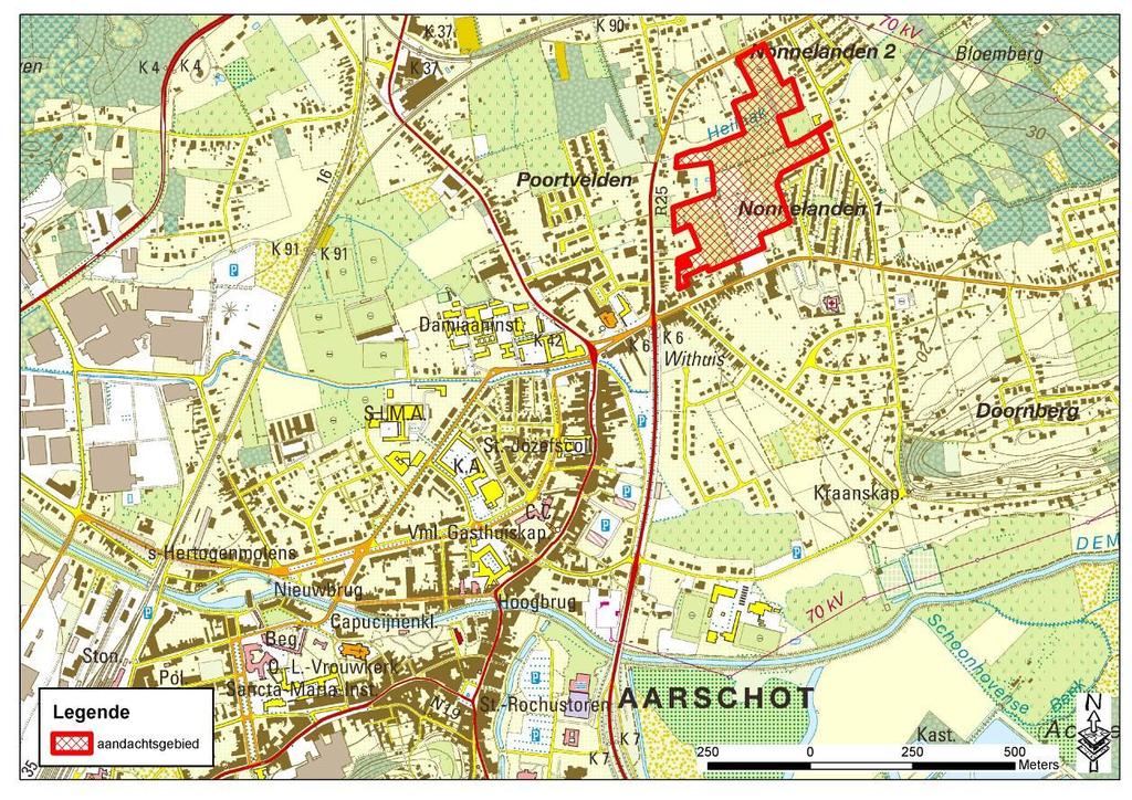 1 Algemeen Gemeente(n): Aarschot Provincie(s): Vlaams-Brabant Geografische beschrijving: Het aandachtsgebied is gelegen in de stad