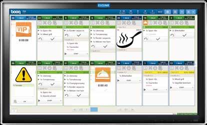 Onze Bar/Kitchen Manager stroomlijnt de communicatie tussen bediening en keuken.