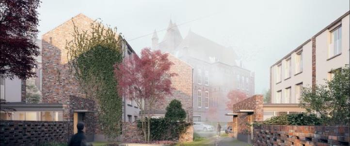 Projectontwikkeling 9 herenhuizen Hieronymuserf Locatie: Utrecht Opdrachtgever: Edwin Oostmeijer