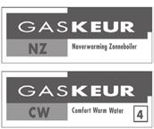 - Gaskeur SV (Schonere Verbranding).