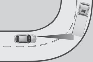 andere voertuigen die van rijstrook veranderen; voertuigen die in dwarsrichting ten opzichte van het voertuig rijden. kan de activering van het systeem onverwachts of vertraagd zijn.