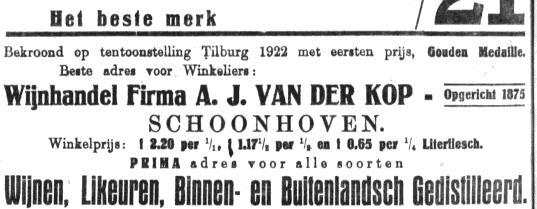Vanaf 1875 is er een vennootschap met zijn jongste zoon Carel Wilhelm en gaat het bedrijf verder onder de naam Firma Groeneveld van der Kop