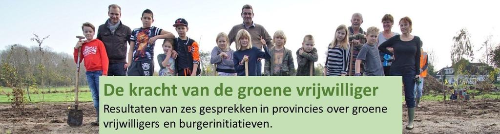 Aan: Deelnemers bijeenkomst provinciale medewerkers groene vrijwilligers d.d. 15 maart Van: Harm Blanken, Bureau ZET Datum: 14 maart 2018 1 Inleiding In Nederland zijn naar schatting 80.000-100.