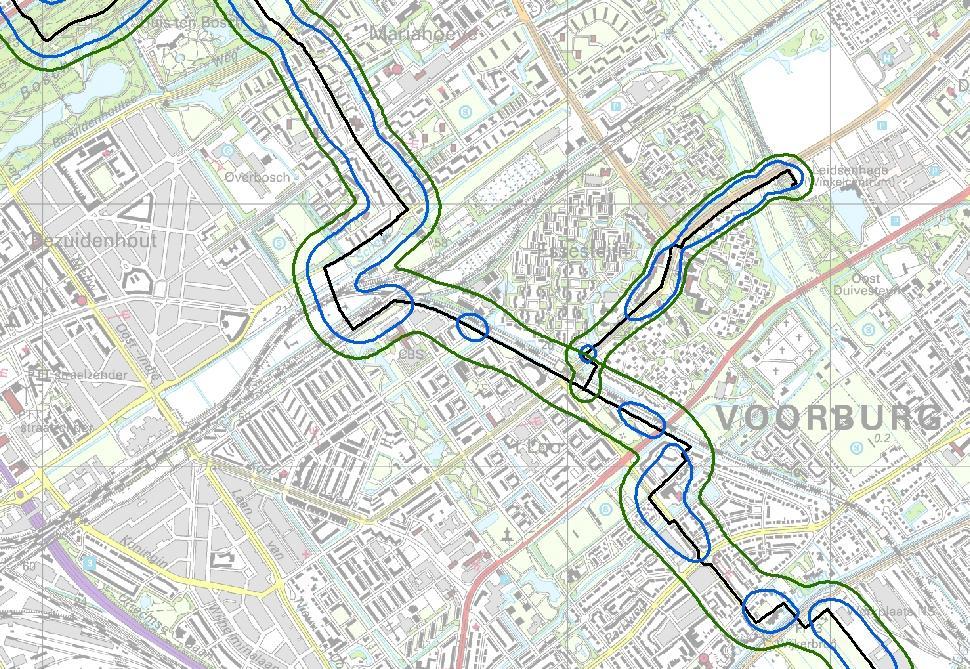 13 4. Resultaten hogedruk aardgasleidingen 4.1. Plaatsgebonden risico De berekeningen voor de leidingen W-514-16 en W-514-17 hebben niet geleid tot een plaatsgebonden risicocontour voor de grenswaarde van 1.