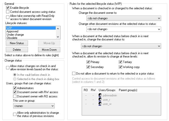 Workgroup PDM vs.