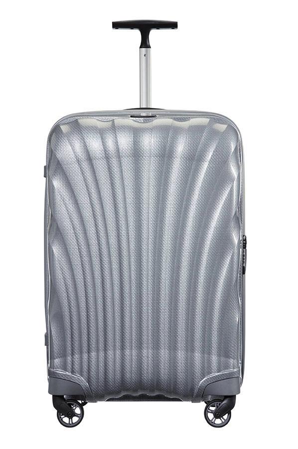 Koffer met iconisch silhouet in elegant visgraatmotief in trendy kleurenpallet - Vervaardigd uit revolutionair Curv-materiaal : extreem sterk, ultra licht - Vernieuwde elegante handvatten