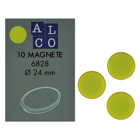 Magneten ALCO - MILLEX MAGNETEN Dia. 24 mm Dikte 7 mm Trekkracht 0.3 Kp MAGNETEN Dia.