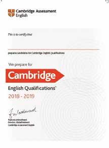 dat u uw leerlingen voorbereidt op Cambridge English Qualifications.