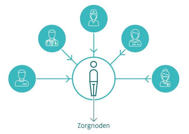 Een aantal krachtlijnen Persoon met zorgnood CENTRAAL Regie in eigen handen