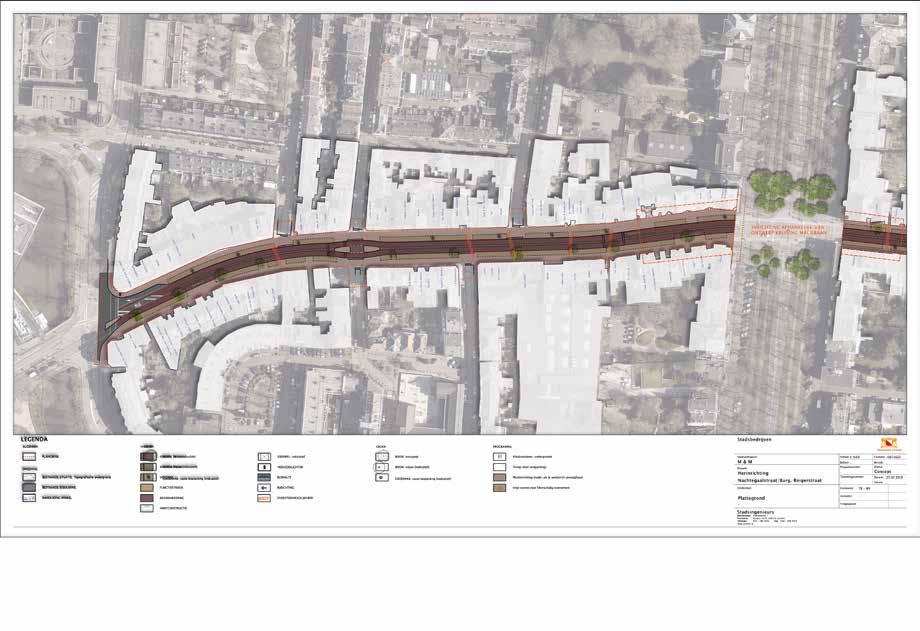 Kaart: Functioneel ontwerp Burgemeester Reigerstraat PLATEAUDREMPEL: INDICATIEF Definitief 27-06-2018