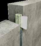 Soort element Minimumdikte element Voegbreedte Muur 150 mm 10 25 mm Beton/beton Muur 150 mm 10 25 mm Vloer 150 mm 10 25